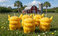 Highland Cow Pure Beeswax Candle