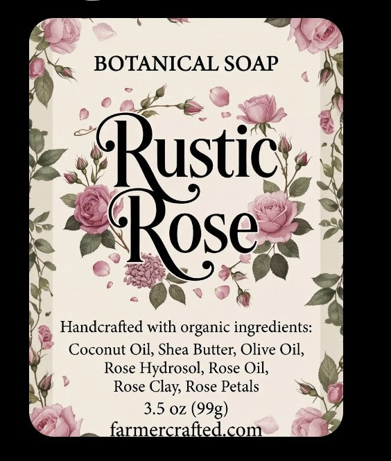 Rustic Rose Botanical Soap