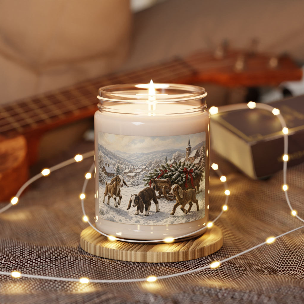 Christmas Baby Goats 9oz Scented Soy Candle