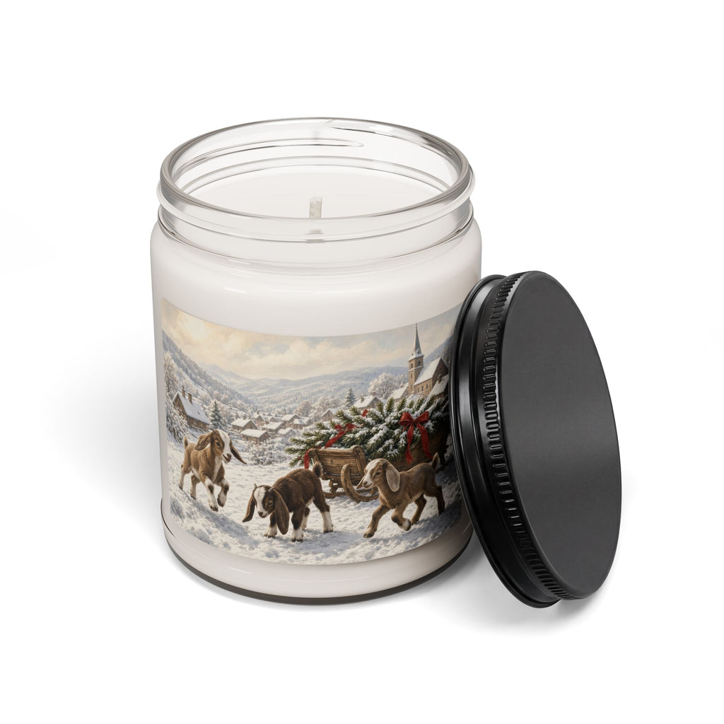 Christmas Baby Goats 9oz Scented Soy Candle