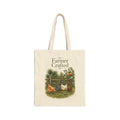 Farmer Crafted Canvas Tote — Rustic Farm Chickens & Orange Tree Market Bag