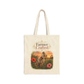 Farmer Crafted Canvas Tote Bag — Rustic Goat Farm Sunset Market Bag