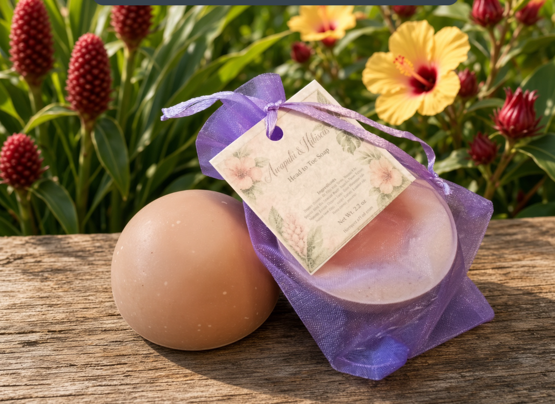 Awapuhi & Hibiscus Head to Toe Soap