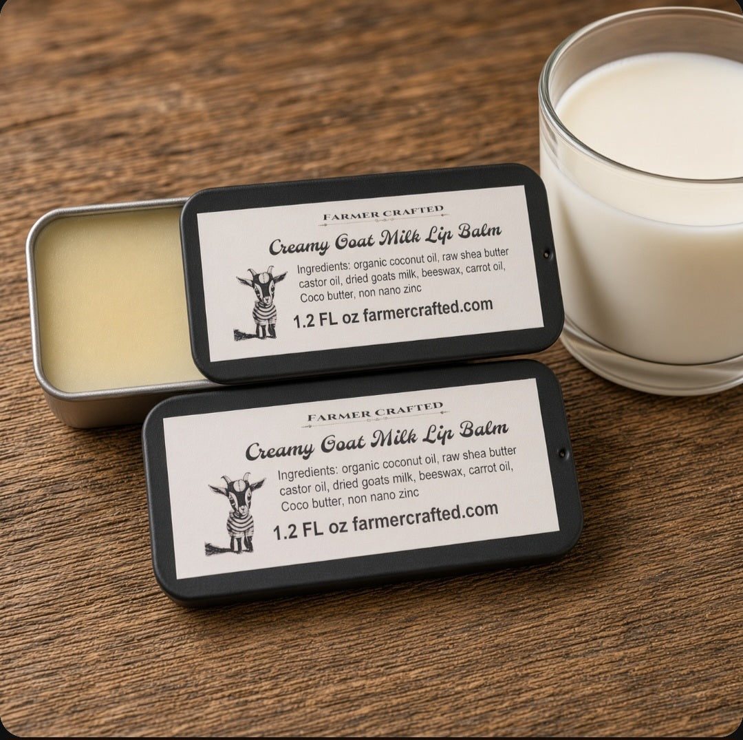 Creamy Goat Milk Lip Balm Large Tin