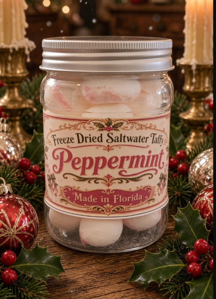 Freeze Dried Florida Saltwater Taffy - Christmas Edition