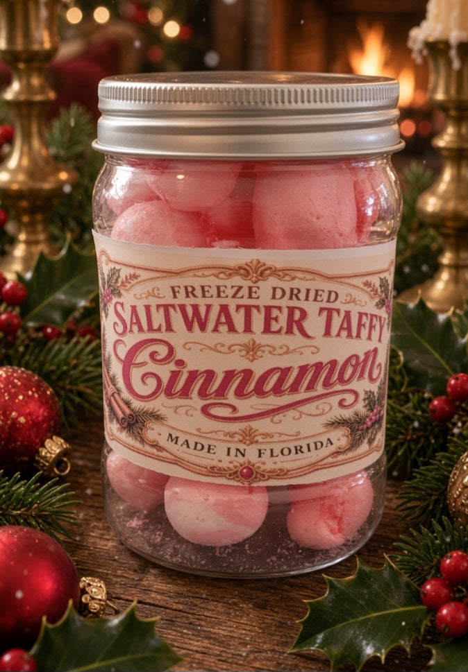 Freeze Dried Florida Saltwater Taffy - Christmas Edition