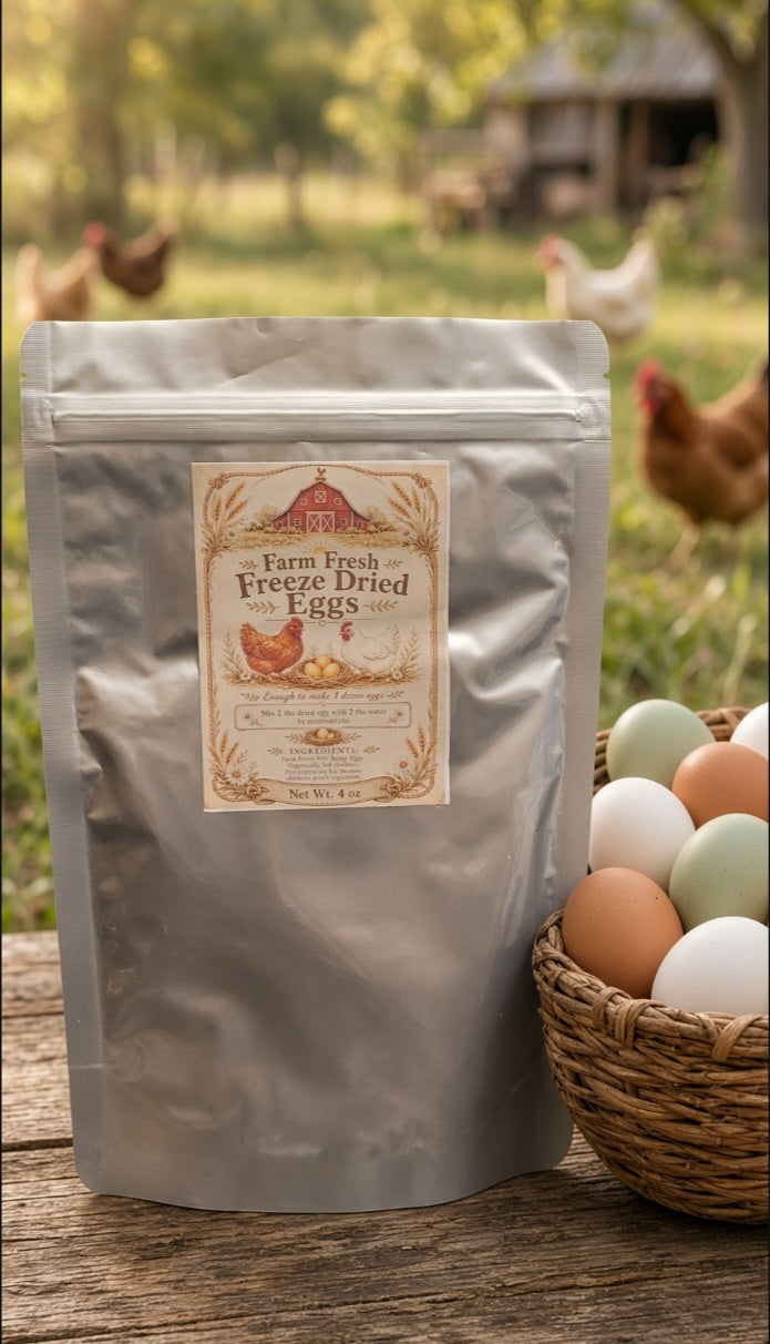 1 Dozen Freeze Dried Raw Eggs