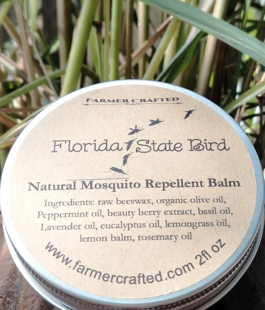 Natural Mosquito Repellent Balm "Florida State Bird"